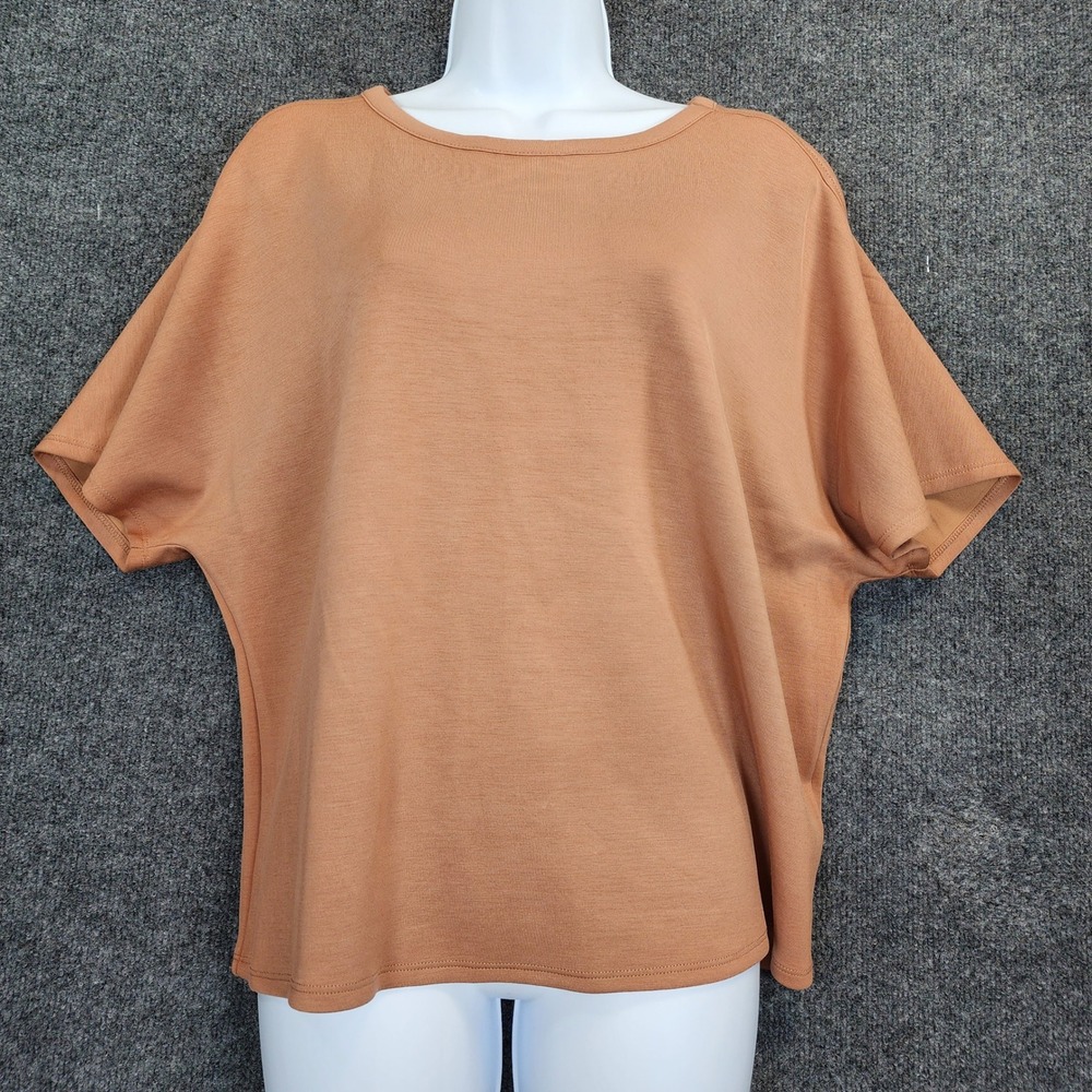 Cable & Gauge Studio Women Quiet Luxury Minimalist Modal Boxy Top Size L NWT